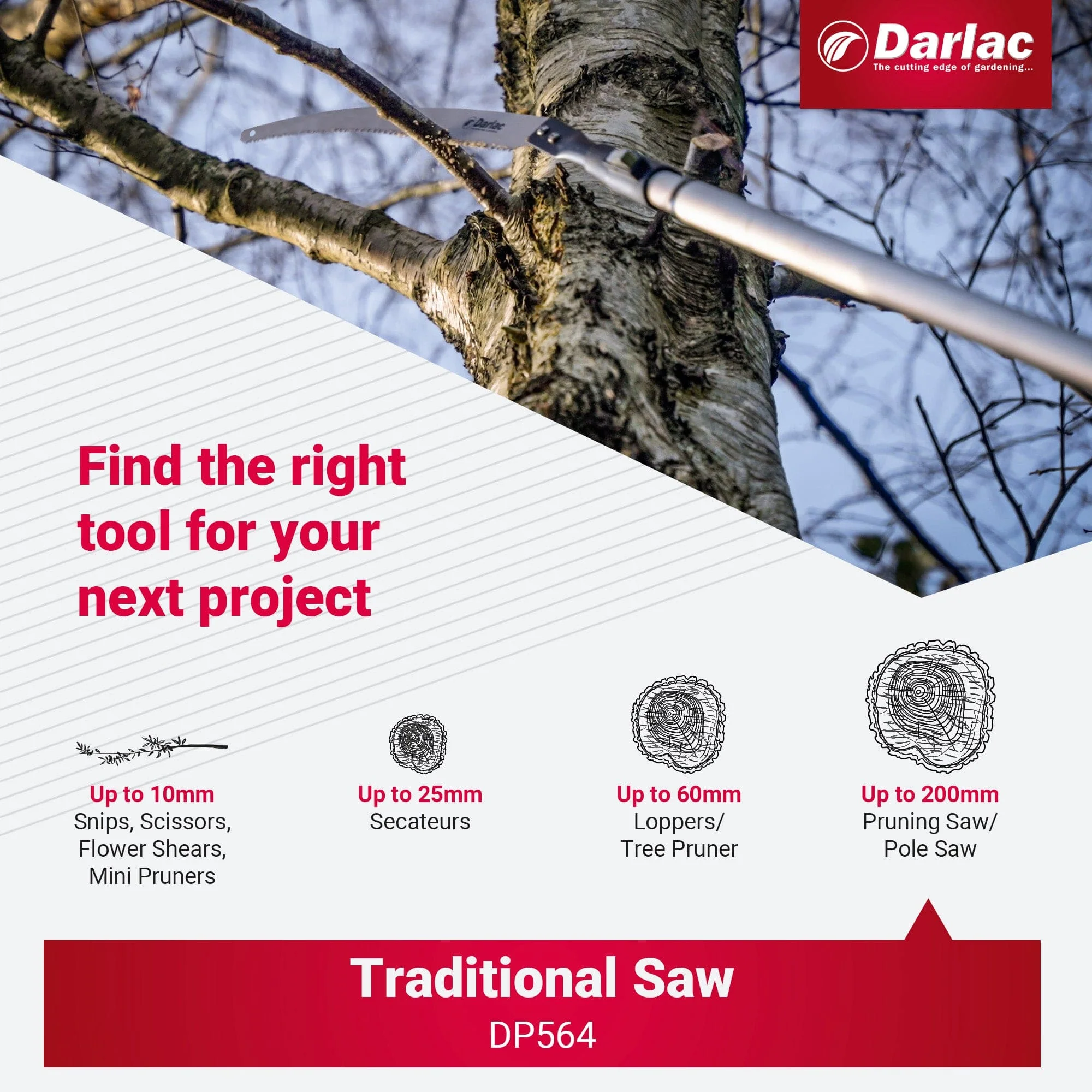 Darlac Swop Top Traditional Saw Head - Image 6