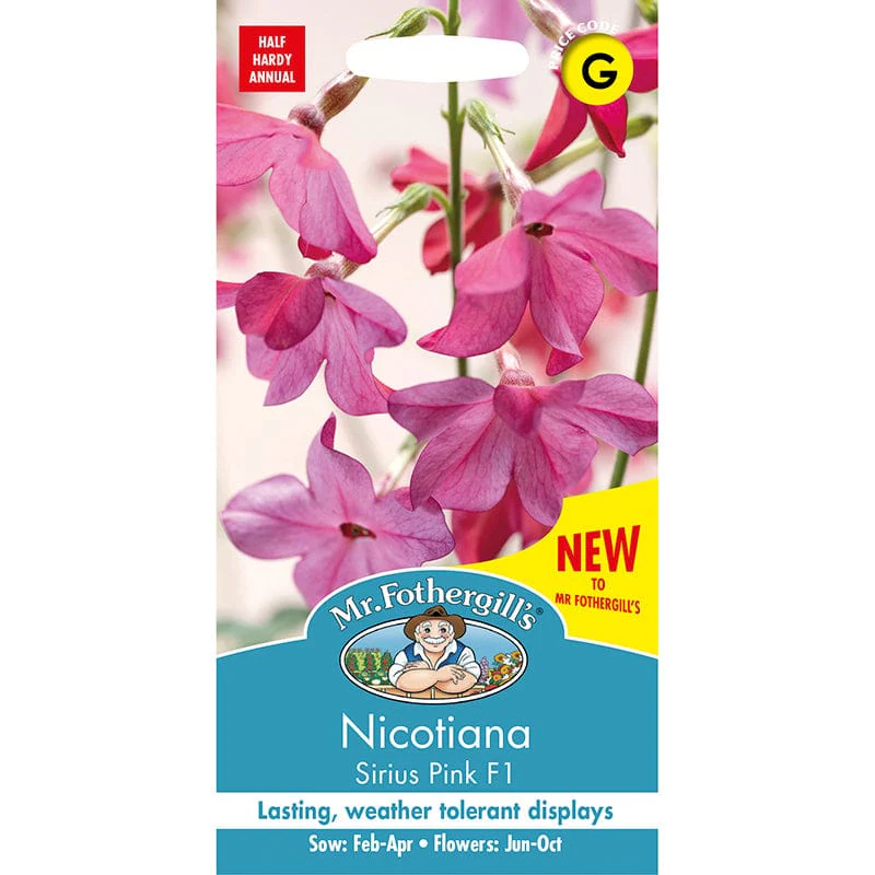 Nicotiana Sirius Pink F1 Seeds - Image 3